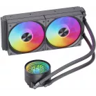 Система водяного охлаждения Bloody LC-10 ARGB Soc-AM5/AM4/1200/1700/1851 черный 4-pin 20-35dB Al+Cu 260W Ret (LC-10-ARGB240-BK)