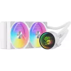 Система водяного охлаждения Bloody LC-10 ARGB Soc-AM5/AM4/1200/1700/1851 белый 4-pin 20-35dB Al+Cu 260W Ret (LC-10-ARGB240-WH)