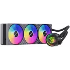 Система водяного охлаждения Bloody LC-11 ARGB Soc-AM5/AM4/1200/1700/1851 черный 4-pin 20-35dB Al+Cu 300W Ret (LC-11-ARGB360-BK)