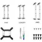 Система водяного охлаждения Bloody LC-11 ARGB Soc-AM5/AM4/1200/1700/1851 черный 4-pin 20-35dB Al+Cu 300W Ret (LC-11-ARGB360-BK)