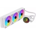 Система водяного охлаждения Bloody LC-11 ARGB Soc-AM5/AM4/1200/1700/1851 белый 4-pin 20-35dB Al+Cu 300W Ret (LC-11-ARGB360-WH)