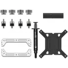 Система водяного охлаждения ID-Cooling FX360 TD Wh ARGB Soc-AM5/AM4/1200/1700/1851 белый 4-pin 27.2dB Al+Cu LCD 350W Ret (FX360 TD WHITE)