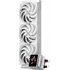 Система водяного охлаждения PcCooler DS360 Display ARGB Soc-AM5/AM4/1200/1700/1851 белый 4-pin 39.8dB Al LCD 310W Ret (DS360-WHAWXY-GL)