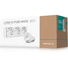 Система водяного охлаждения Deepcool LE360 V2 Pure ARGB Soc-AM5/AM4/1200/1700/1851 белый 4-pin 24.96dB Al LCD 250W 1554gr Ret (R-LE360PURE-WHLNMD-G-1)