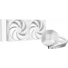 Система водяного охлаждения Deepcool LE240 V2 Pure ARGB Soc-AM5/AM4/1200/1700/1851 белый 4-pin 24.96dB Al LCD 220W 1266gr Ret (R-LE240PURE-WHLNMD-G-1)