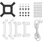 Система водяного охлаждения Deepcool LQ360 Ultra ARGB Soc-AM5/AM4/1200/1700/1851 белый 4-pin 32dB Al LCD 350W 1900gr Ret (R-LQ360-WHASMC-G-1)