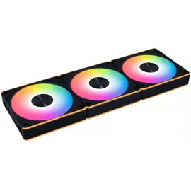 Вентилятор для корпуса Lian-Li Uni Fan CL Wireless 120 ARGB 124х120x28 черный 4-pin 29.8дБ (упак.:3шт) (G99.12CL1W3B.R0) Ret
