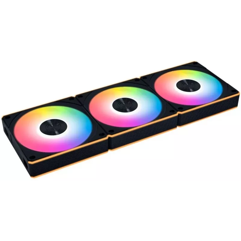 Вентилятор для корпуса Lian-Li Uni Fan CL Wireless 120 ARGB 124х120x28 черный 4-pin 29.8дБ (упак.:3шт) (G99.12CL1W3B.R0) Ret