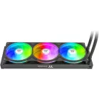 Система водяного охлаждения Thermaltake TH360 V3 ARGB Soc-AM5/AM4/1200/1700/1851 черный 4-pin 37.8dB Al Ret (CL-W466-PL12SW-A)