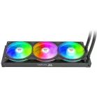 Система водяного охлаждения Thermaltake TH360-S V3 ARGB Soc-AM5/AM4/1200/1700/1851 черный 4-pin 37.8dB Al LCD 365W Ret (CL-W470-PL12SW-A)