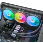 Система водяного охлаждения Thermaltake TH360-S V3 ARGB Soc-AM5/AM4/1200/1700/1851 черный 4-pin 37.8dB Al LCD 365W Ret (CL-W470-PL12SW-A)