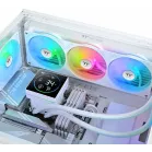 Система водяного охлаждения Thermaltake TH360-S V3 Snow ARGB Soc-AM5/AM4/1200/1700/1851 белый 4-pin 37.8dB Al LCD 365W Ret (CL-W472-PL12SW-A)
