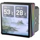 Система водяного охлаждения Thermaltake TH360 V3 Ultra ARGB Soc-AM5/AM4/1200/1700/1851 черный 4-pin 37.8dB Al LCD 365W Ret (CL-W474-PL12SW-A)