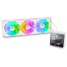 Система водяного охлаждения Thermaltake TH360 V3 Ultra Snow ARGB Soc-AM5/AM4/1200/1700/1851 белый 4-pin 37.8dB Al LCD 365W Ret (CL-W476-PL12SW-A)