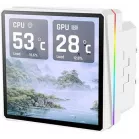 Система водяного охлаждения Thermaltake TH360 V3 Ultra Snow ARGB Soc-AM5/AM4/1200/1700/1851 белый 4-pin 37.8dB Al LCD 365W Ret (CL-W476-PL12SW-A)