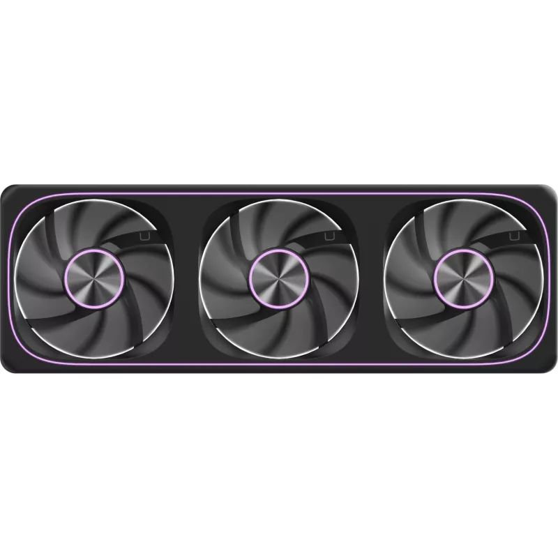 Вентилятор для корпуса Formula Air Fusion 3 Reverse ARGB 360х120x28 черный 4-pin 36.97дБ (AIR FUSION 3 BK REVERSE) Ret