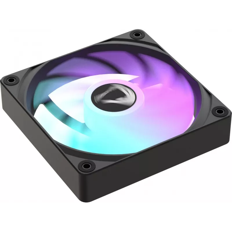 Вентилятор для корпуса Formula PA120R Reverse ARGB 120х120x25 черный 4-pin 28.8дБ (PA120R BLACK) Ret