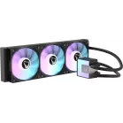 Система водяного охлаждения Formula Ice Jet Glow 360 ARGB Soc-AM5/AM4/1200/2066/1700/1851 черный 4-pin 1-27dB Al+Cu 300W 2020gr Ret (ICE JET GLOW 360 BK)