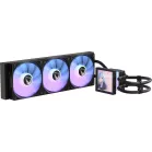 Система водяного охлаждения Formula Ice Jet Vision 360 ARGB Soc-AM5/AM4/1200/2066/1700/1851 черный 4-pin 1-27dB Al+Cu LCD 315W 2020gr Ret (ICE JET VISION 360 BK)