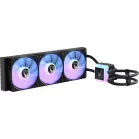 Система водяного охлаждения Formula Ice Jet Vision 360 ARGB Soc-AM5/AM4/1200/2066/1700/1851 черный 4-pin 1-27dB Al+Cu LCD 315W 2020gr Ret (ICE JET VISION 360 BK)