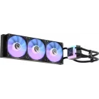 Система водяного охлаждения Formula Ice Jet Vision 360 ARGB Soc-AM5/AM4/1200/2066/1700/1851 черный 4-pin 1-27dB Al+Cu LCD 315W 2020gr Ret (ICE JET VISION 360 BK)