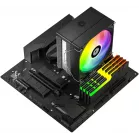 Устройство охлаждения(кулер) ID-Cooling SE-214-XT V2 ARGB Soc-AM5/AM4/1200/1700/1851 серебристый/черный 4-pin 16-27.2dB Al+Cu 200W 810gr Ret (SE-214-XT V2 ARGB)