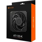 Вентилятор для корпуса ID-Cooling AT-120-K 120х120x15 черный 4-pin 36.5дБ Ret