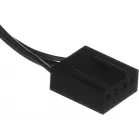 Вентилятор для корпуса Deepcool FD12 V2 120х120x25 черный 4-pin 35.6дБ (R-FD12V2-BKNPN1-G) Ret