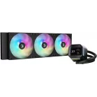 Система водяного охлаждения Deepcool LM420 ARGB Soc-AM5/AM4/1200/1700/1851 черный 4-pin 25.2dB Al LCD 2176gr Ret (R-LM420-BKDMMC-1)