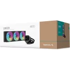 Система водяного охлаждения Deepcool LM420 ARGB Soc-AM5/AM4/1200/1700/1851 черный 4-pin 25.2dB Al LCD 2176gr Ret (R-LM420-BKDMMC-1)