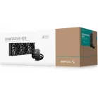 Система водяного охлаждения Deepcool Spartacus 420 ARGB Soc-AM5/AM4/1200/1700/1851 черный 4-pin 32.89dB Al LCD 2647gr Ret (R-SPT420-BKDSMP-G-1)