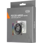 Вентилятор для корпуса PcCooler FG120 ARGB 120х120x25 черный 4-pin 28.4дБ (FG120 ARGB BK) Ret