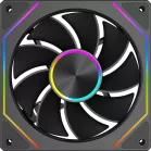 Вентилятор для корпуса PcCooler FG120R Reverse ARGB 120х120x25 черный 4-pin 28.4дБ (FG120R ARGB BK) Ret