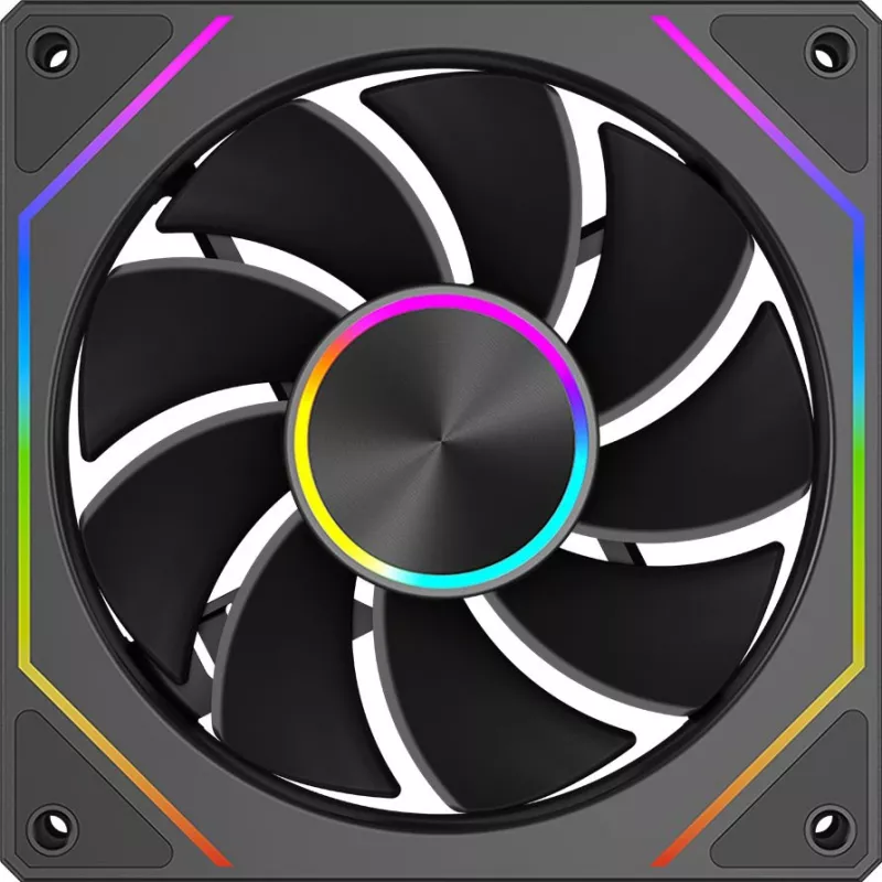 Вентилятор для корпуса PcCooler FG120R Reverse ARGB 120х120x25 черный 4-pin 28.4дБ (FG120R ARGB BK) Ret