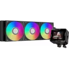 Система водяного охлаждения PcCooler GT360M Display ARGB Soc-AM5/AM4/1200/1700/1851 черный 4-pin 15-33.7dB Al LCD 310W Ret (GT360M-BKAWXX-GL)