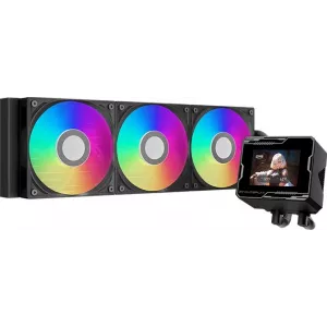  PcCooler GT360M Display ARGB SocAM5AM4120017001851 4pin 15337dB Al LCD 310W Ret GT360MBKAWXXGL