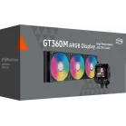 Система водяного охлаждения PcCooler GT360M Display ARGB Soc-AM5/AM4/1200/1700/1851 черный 4-pin 15-33.7dB Al LCD 310W Ret (GT360M-BKAWXX-GL)