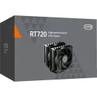 Устройство охлаждения(кулер) PcCooler RT720 TC нет подсветки Soc-AM5/AM4/1151/1200/2066/1700 черный 4-pin 34.9dB Al+Cu 270W Ret (RT720TC-BKNWYX-GL)