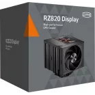 Устройство охлаждения(кулер) PcCooler RZ820 Display BK нет подсветки Soc-AM5/AM4/1200/1700/1851 черный 4-pin 15-27.1dB Al+Cu LCD 300W 1860gr Ret (RZ820-BKNWNY-GL)