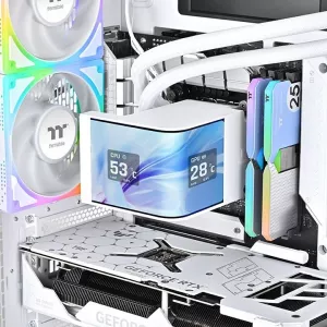  Thermaltake MAGCurve 360 Ultra Snow ARGB SocAM5AM4120017001851 4pin 328351dB Al LCD Ret CLW454 PL12SWA