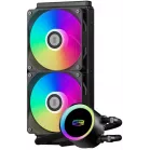 Система водяного охлаждения PcCooler DA240 Max ARGB Soc-AM5/AM4/1200/1700/1851 черный 4-pin 33.8dB Al Ret (DA240 MAX ARGB BK)