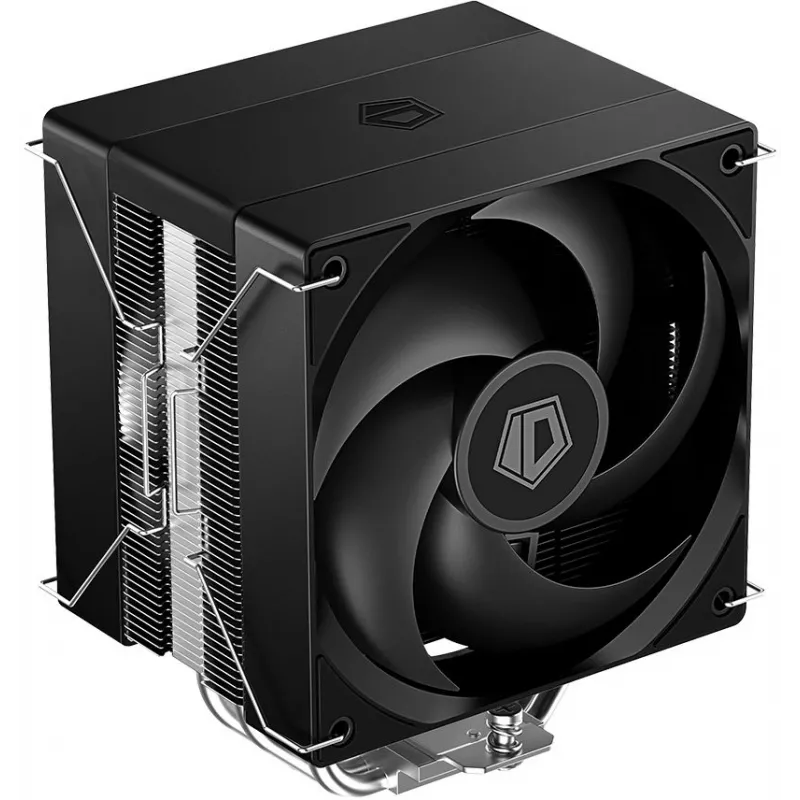 Устройство охлаждения(кулер) ID-Cooling SE-214-XT V2 Plus нет подсветки Soc-AM5/AM4/1200/1700/1851 серебристый/черный 4-pin 27.2dB Al+Cu 220W 680gr Ret