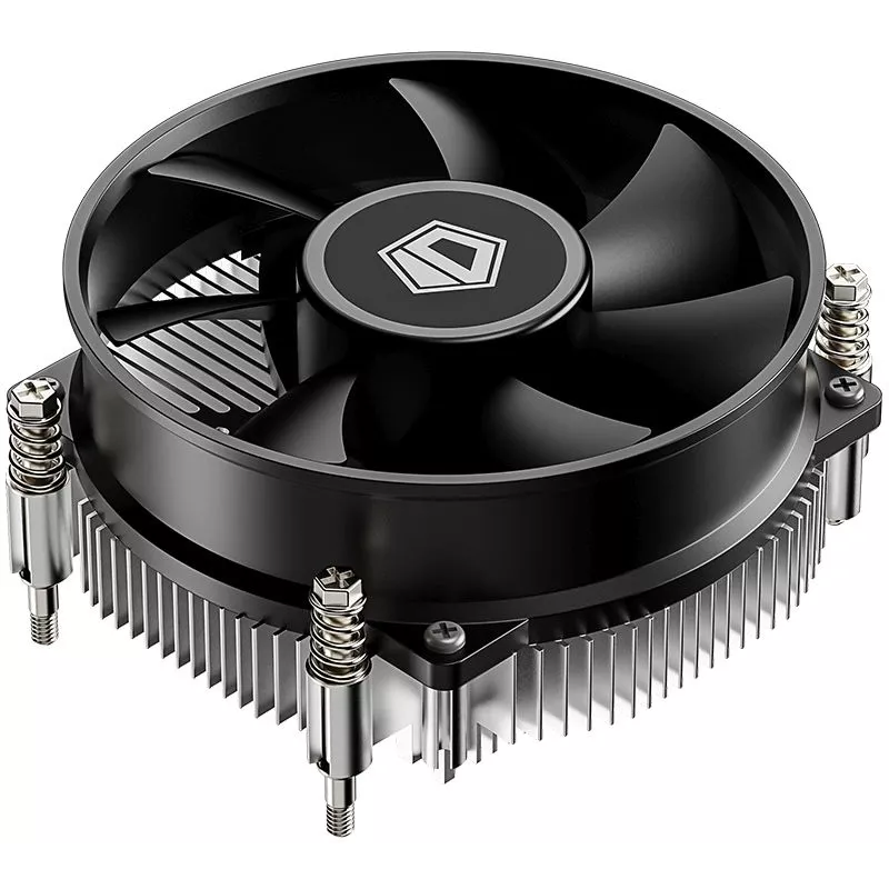Устройство охлаждения(кулер) ID-Cooling DK-17A нет подсветки Soc-AM5/AM4 серебристый/черный 4-pin 25.8dB Al 65W 300gr Ret