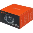 Устройство охлаждения(кулер) ID-Cooling DK-17A нет подсветки Soc-AM5/AM4 серебристый/черный 4-pin 25.8dB Al 65W 300gr Ret