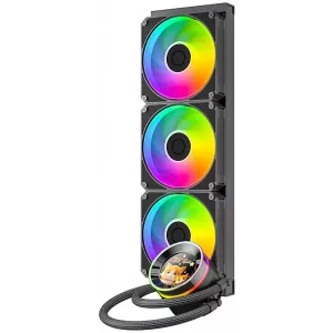  IDCooling SL360 V2 ARGB SocAM5AM4120017001851 4pin 31dB AlCu LCD 350W Ret