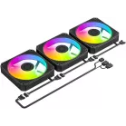 Система водяного охлаждения ID-Cooling SL360 V2 ARGB Soc-AM5/AM4/1200/1700/1851 черный 4-pin 31dB Al+Cu LCD 350W Ret