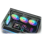 Система водяного охлаждения Thermaltake LB360-S ARGB Soc-AM5/AM4/1200/1700/1851 черный 4-pin 33.8dB Al LCD Ret (CL-W499-PL12SW-A)