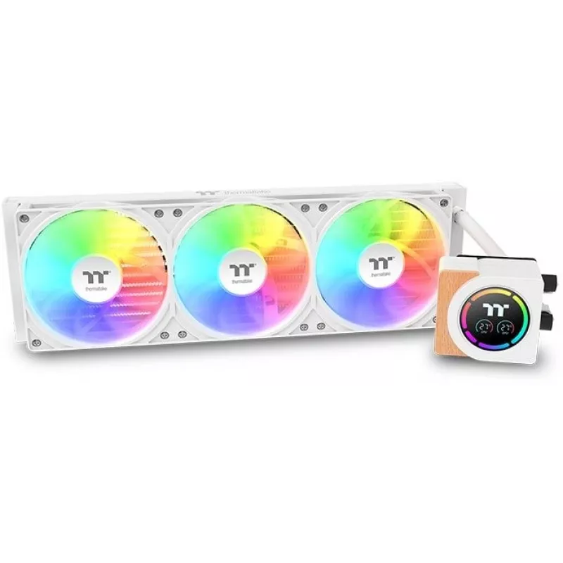 Система водяного охлаждения Thermaltake LB360-S ARGB Soc-AM5/AM4/1200/1700/1851 белый 4-pin 33.8dB Al LCD Ret (CL-W500-PL12SW-A)