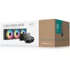 Система водяного охлаждения Deepcool LT360 Vision ARGB Soc-AM5/AM4/1200/1700/1851 черный 4-pin 33.66dB Al LCD 350W 1768gr Ret (R-LT360VISION-BKAMMC-G-1)
