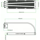 Система водяного охлаждения Thermalright Frozen Prism 360 нет подсветки Soc-AM5/AM4/1151/1200/2066/1700 черный 4-pin 27dB Al Ret (F-PRISM-360-BL)